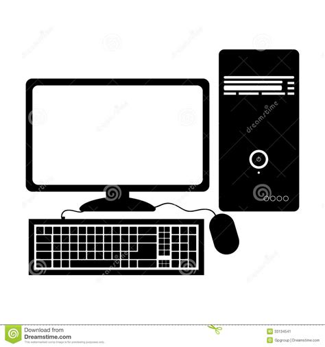 Personal Computer Stock Image Image 33134541