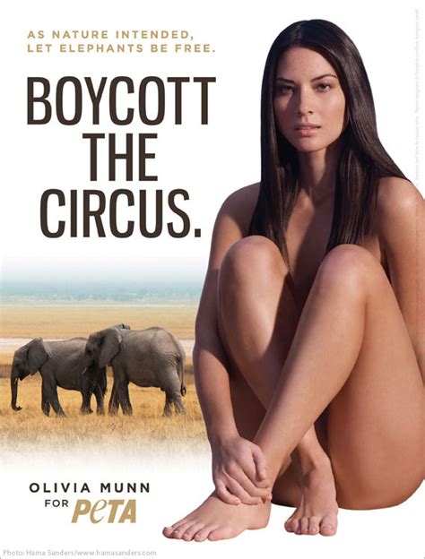 Olivia Munn Goes Nude For PETA Ad NSFW Celebs