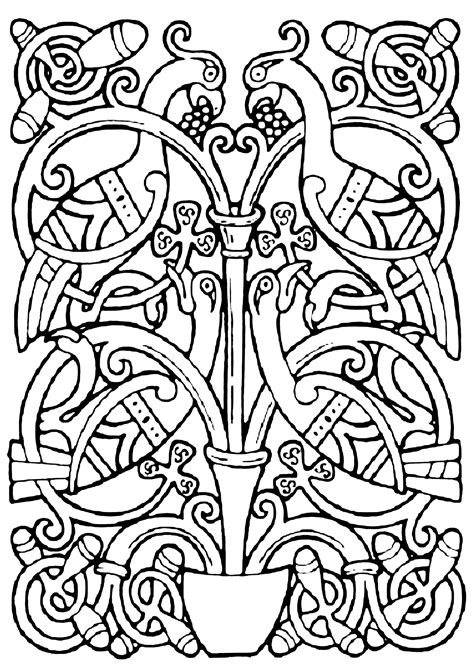 Celtic Letter Coloring Pages