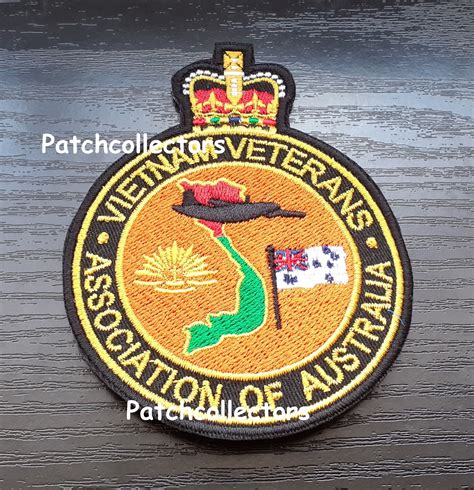 Vietnam Veterans Association Of Australia Logo Patch Military Etsy Canada