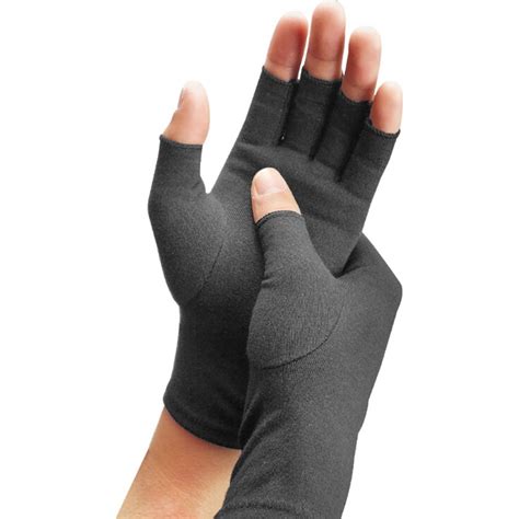 Half Finger Cycling Gloves Arthritis Pressure Health Gloves High Elastic Breathable Anti Edema