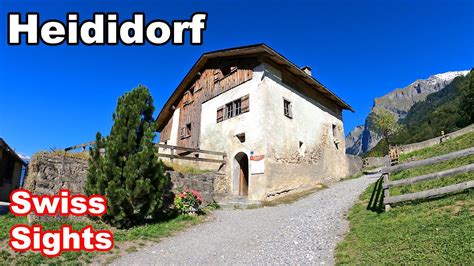 Heididorf Heidi Village Maienfeld Switzerland 4k Video Youtube