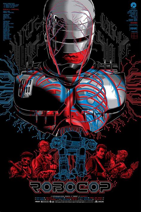 Robocop X By Anthony Petrie Best Movie Posters