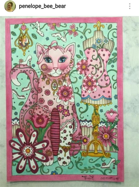 Cat Coloring Book Colouring Pages Adult Coloring Pages Cat Colors