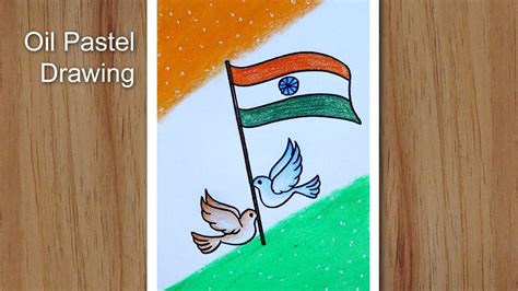 How To Draw Independence Day Of India Easy Scenery Drawing For