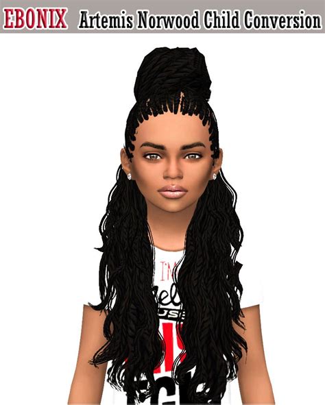 My Sims 4 Blog Black Girl Curls Hair Clayified In 18 Colors By