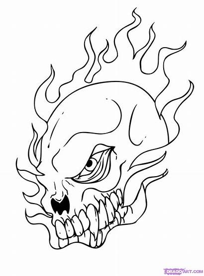 Draw Cool Step Skull Cartoons