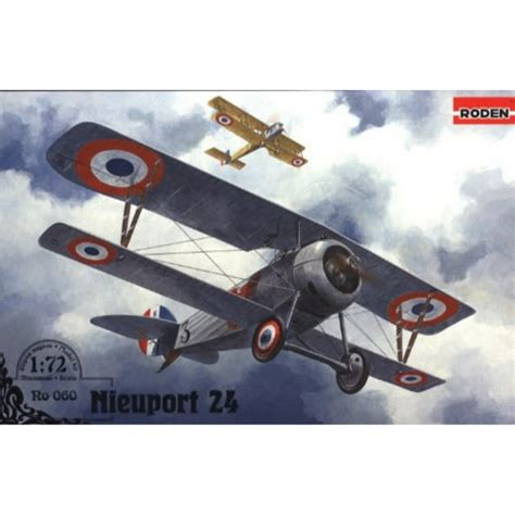 Roden Nieuport 24 Airplane Model Building Kit 172 Scale