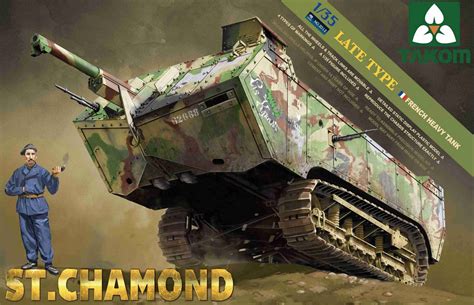Takom Wwi French Heavy Tank Stchamond Late Type 135 Minyartseu