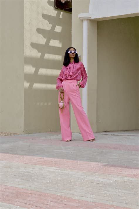 How To Style An All Pink Outfit My Name Is Lovely