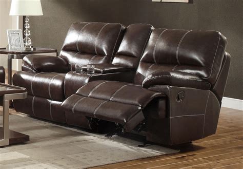 Motion Bonded Leather Sofa Set Co271 Recliners