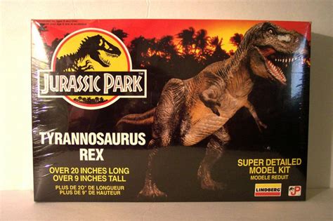 Jurassic Park Model Kit Tyrannosaurus Rex T Rex Dinosaur New Sealed 9