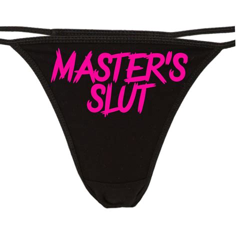 Masters Slut Flirty Cgl Thong For Kitten Show Your Slutty Etsy