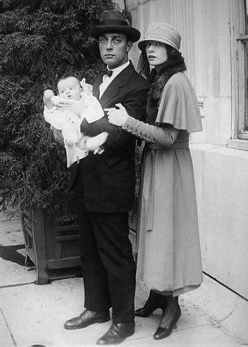 1920s In Pictures 1922 Buster Keaton With His Wife Natalie Talmadge