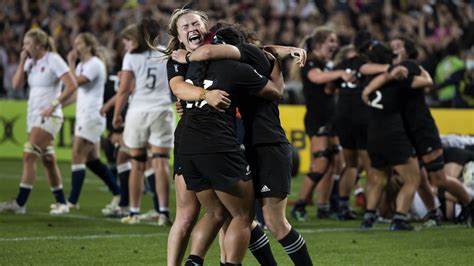Women S Rugby World Cup Black Ferns Edge England In Epic Final