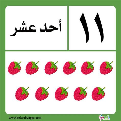 تعليم الارقام العربية للاطفال بطاقات الارقام بالحروف جاهزة للطباعة ⋆