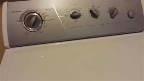 There is a suggestion, however, on the inside of the lid to replace the inlet hose ever 5 years. Whirlpool Gold Ultimate Care II Dryer opening top & front ...