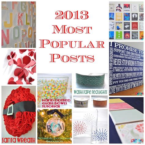 2013 Most Popular Posts From The Love Nerds Popular Crafts Diy