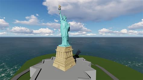 3d America Statue Of Liberty Cgtrader