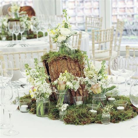 25 Moss Wedding Ideas One Fab Day Moss Centerpiece Wedding Moss