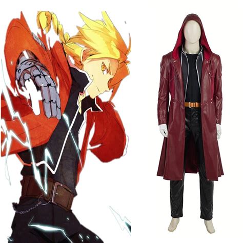 Anime Fullmetal Alchemist Edward Elric Cosplay Costume