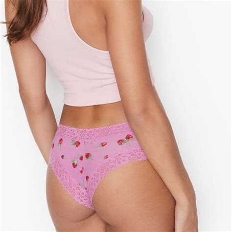 Victoria S Secret Intimates Sleepwear Just In Strawberry Cheeky