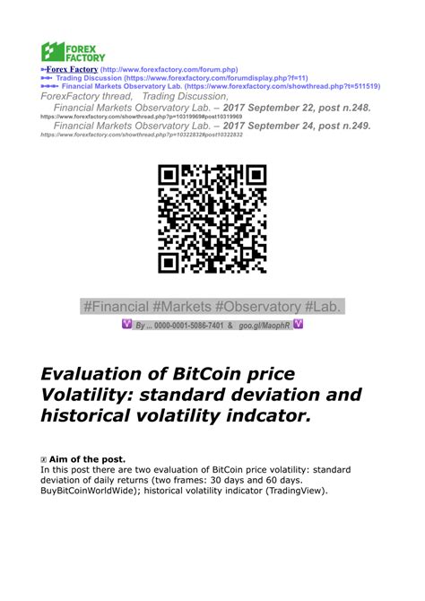 The bitcoin standard ammous' firm grasp of the technological possibilities as well as the historical realities of monetary evolution provides for a. (PDF) Evaluation of BitCoin price Volatility: standard ...