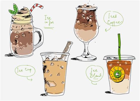 Find & download free graphic resources for coffee menu. Iced Coffee Cafe menu Hand Drawn vector Illustration 201142 - Download Free Vectors, Clipart ...