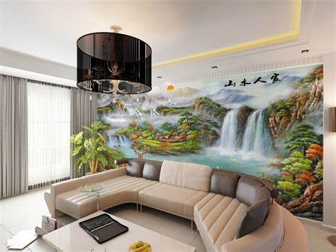 3d Wall Painting Designs For Living Room Img Extra