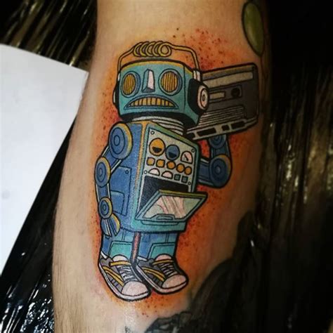Https://tommynaija.com/tattoo/cute Robot Tattoo Designs