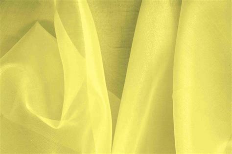 Lemon Yellow Cotton Stretch Pique Stretch Fabric For Dressmaking