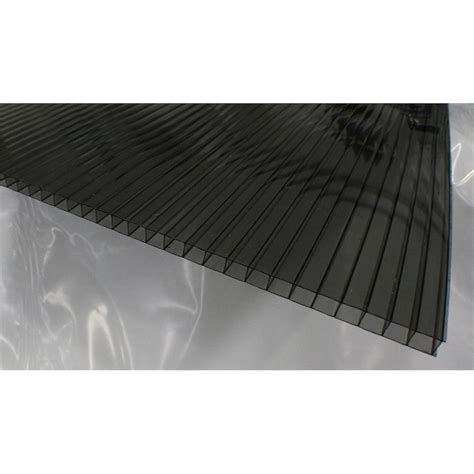 Suntuf Sunlite 10mm X 10m Solar Control Grey Twinwall Polycarbonate