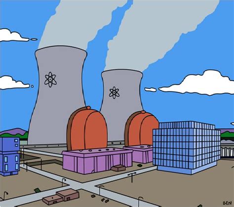 La Centrale Nucléaire De Springfield Entreprise Appartenant à Charles