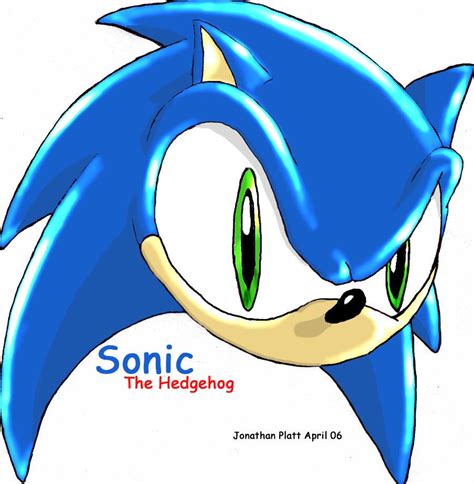 Sonics Head By Sonicgod On Deviantart