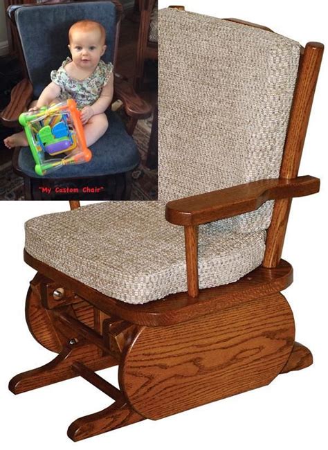 Simple Wood Gliding Rocking Chair Home Goods Baby