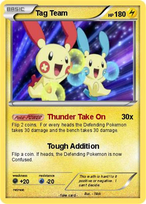 Check spelling or type a new query. Pokémon Tag Team 18 18 - Thunder Take On - My Pokemon Card