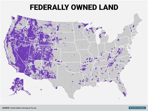 Map Of Federally Owned Land Map Of The World
