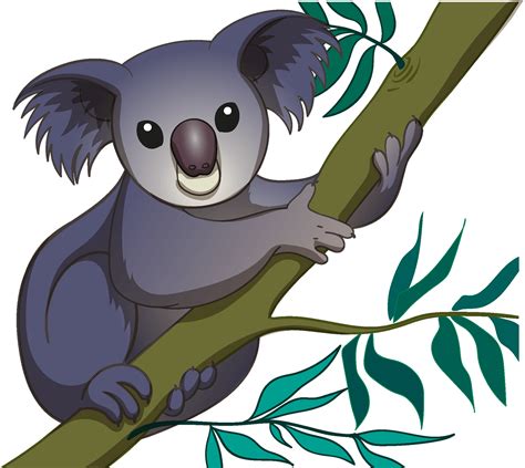 Koala Clipart Easy Draw Koala Easy Draw Transparent F