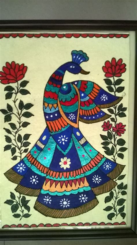Madhubani Wall Murals Colorful Indian Folk Art