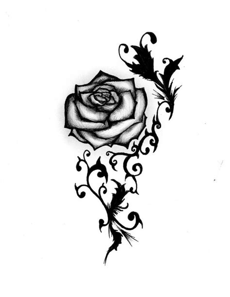 Rose Tattoo Design By Maliciousbunny On Deviantart Blaue Rose Tattoos