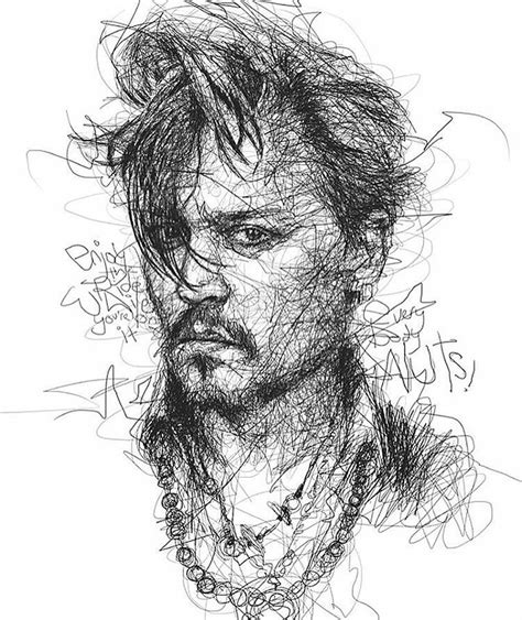 Johnny Depp Portrait Sketches Pencil Portrait Portrait Drawing