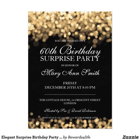 Wedding ceremony begins at 7 p.m. Surprise 60th Birthday Invitation Wording | Dolanpedia