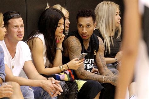 Kylie Jenner Tyga Update Is Blac Chyna Behind ‘sexting Scandal Kylie ‘near A Nervous