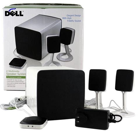 Dell 21 Multimedia Computer Speaker System Ay410 For Desktopsandlaptops