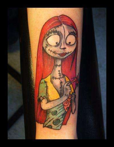 Nightmare Before Christmas Sally Tattoo