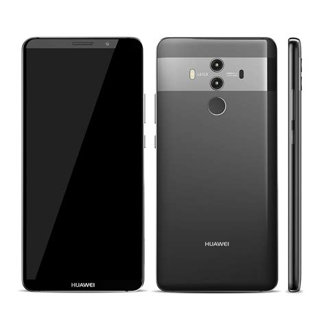 Huawei Mate 10 Black Huawei Mate 10 Pro Coque Silicone Liquide