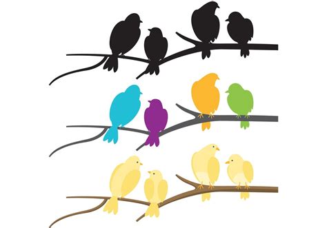 Colorful Flock Of Birds Vectors Flock Of Birds Flocking Vector Art Royalty Free Clip Art