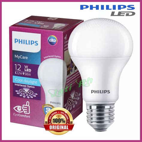 Find deals on products in light & electric on amazon. PHILIPS LAMPU LED BULB MYCARE 12W 12 WATT PUTIH COOL ...