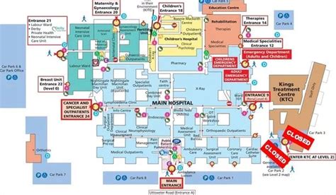 Royal Derby Hospital Map