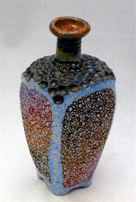 M Wein Tall Stoneware Square Vase Cone10 Vase Ceramic Art Ceramic Pottery